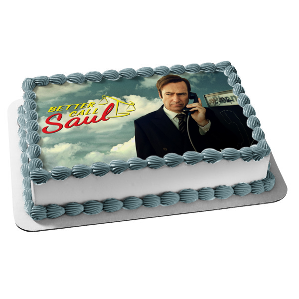 Better Call Saul Saul Goodman Pay Phone Edible Cake Topper Image ABPID27053 Hot on Sale