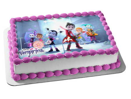 Vampirina Friends  Ghoul Girls Rock Band Edible Cake Topper Image ABPID01583 For Sale