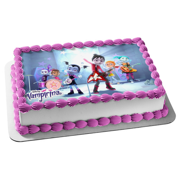 Vampirina Friends  Ghoul Girls Rock Band Edible Cake Topper Image ABPID01583 For Sale