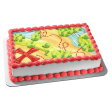 Treasure Hunt Map Pirates Red X Marks the Spot Edible Cake Topper Image ABPID04224 Online Sale