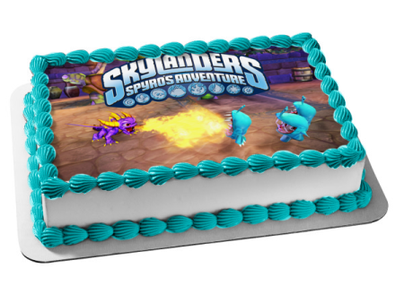 Skylanders Emblems Spyro s Adventure Edible Cake Topper Image ABPID08462 Online