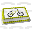 Sunday Bike Yellow Edible Cake Topper Image ABPID09694 Discount