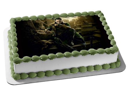 Marvel Loki Jack Kirby Edible Cake Topper Image ABPID22122 Fashion