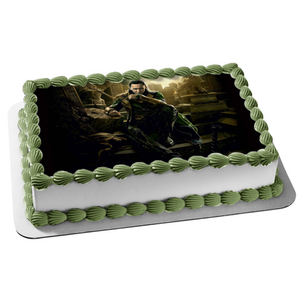 Marvel Loki Jack Kirby Edible Cake Topper Image ABPID22122 Fashion