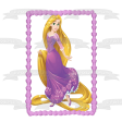 Disney Tangled Rapunzel Purple Ball Gown Edible Cake Topper Image ABPID11507 Online now