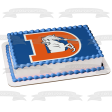 Denver Broncos Throwback Logo NFL Edible Cake Topper Image ABPID11062 For Discount