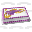 Disney Tangled Rapunzel Purple Ball Gown Edible Cake Topper Image ABPID11507 Online now