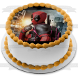 Deadpool 2 X-Men Wade Wilson Edible Cake Topper Image ABPID01608 Cheap