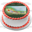 Disney Winnie the Pooh Christopher Robin Kanga Eeyore Pulling Stuck Pooh from Rabbit s House Edible Cake Topper Image ABPID09148 For Discount