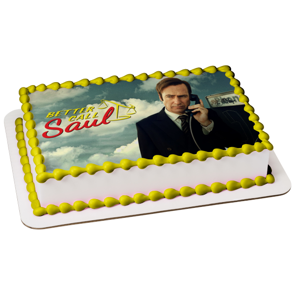 Better Call Saul Saul Goodman Pay Phone Edible Cake Topper Image ABPID27053 Hot on Sale