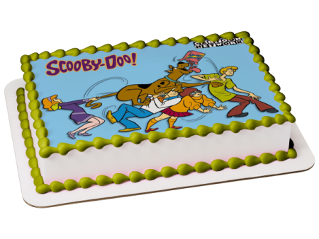 Scooby-Doo Shaggy Velma Fred Daphne Scooby Snacks Edible Cake Topper Image ABPID08341 Hot on Sale