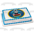 Thomas the Tank Engine Blue Background Edible Cake Topper Image ABPID22090 Sale