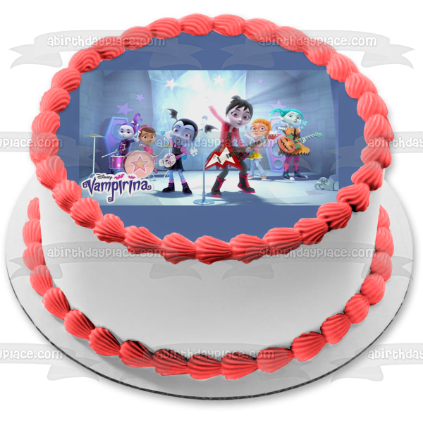 Vampirina Friends  Ghoul Girls Rock Band Edible Cake Topper Image ABPID01583 For Sale