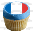 Flag of France Blue White Red French Tricolour Edible Cake Topper Image ABPID13217 Online Hot Sale