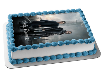 The Dark Tower Walter Padick Idris Elba Edible Cake Topper Image ABPID21791 For Cheap