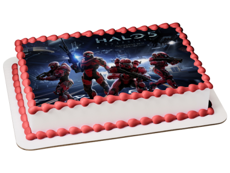 Halo 5 Guardians Assorted Characters Edible Cake Topper Image ABPID00032 Online Hot Sale