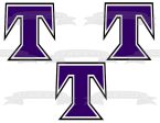 Trinity Christian School Lions Purple T Logos Edible Cake Topper Image ABPID11419 Hot on Sale