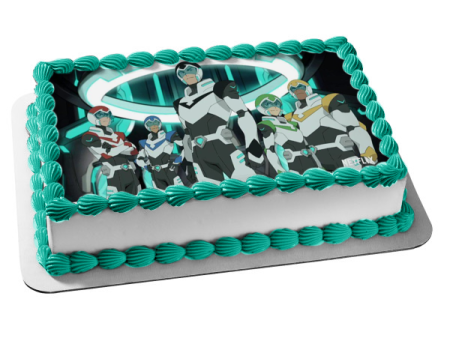 Voltron: Legendary Defender Team Shiro Hunk Lance Keith Pidge Suits Armor Edible Cake Topper Image ABPID52790 Online