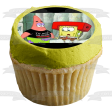 SpongeBob SquarePants Red Helmet Patrick I m with the Dummy T-Shirt Edible Cake Topper Image ABPID51136 Online Sale