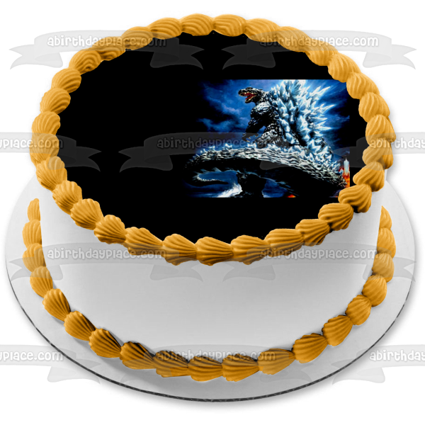 Godzilla King of the Monsters with Icy Razorback Edible Cake Topper Image ABPID07302 For Cheap