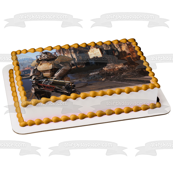 Fallout 4 Sole Survivor Edible Cake Topper Image ABPID05182 For Cheap