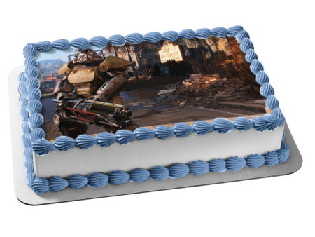 Fallout 4 Sole Survivor Edible Cake Topper Image ABPID05182 For Cheap