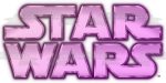 Star Wars Logo Pink Metallic Edible Cake Topper Image ABPID51041 Online Hot Sale