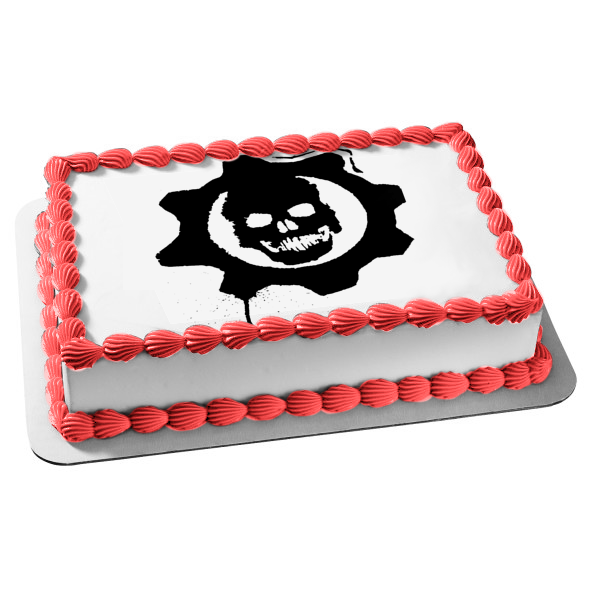 Gears of War Gaming FPS SciFi Shooter Edible Cake Topper Image ABPID52643 For Cheap