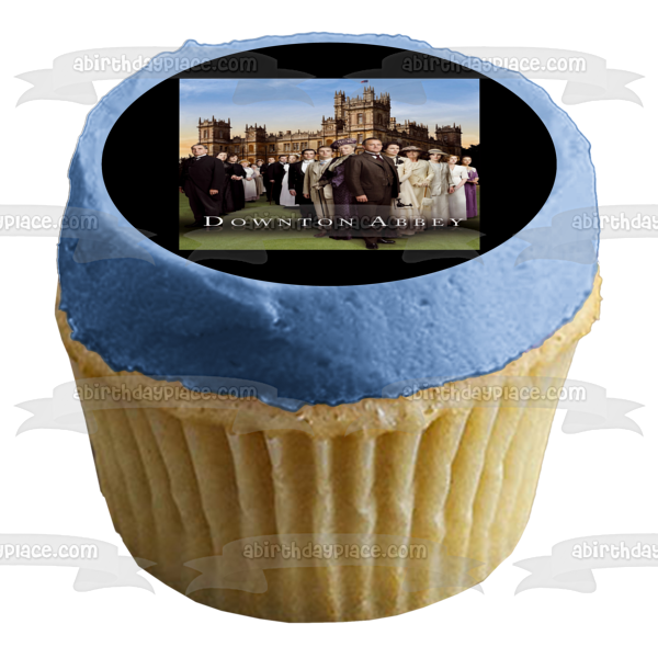 Downton Abbey Robert Crawley and John Bates Edible Cake Topper Image ABPID04239 For Sale