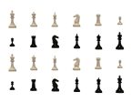 Chess Pieces Board Game Cake Strips Edible Cake Topper Image Strips ABPID50795 Supply