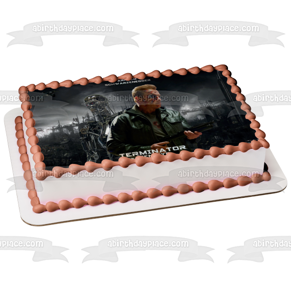 Terminator Genisys S T-800  Model 101  Edible Cake Topper Image ABPID01675 on Sale