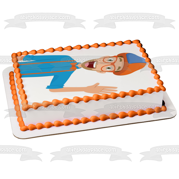 Blippi Youtube Youtuber Bowtie Edible Cake Topper Image ABPID50825 For Sale