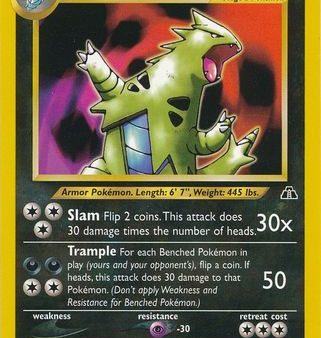 Tyranitar (31 75) [Neo Discovery Unlimited] For Discount