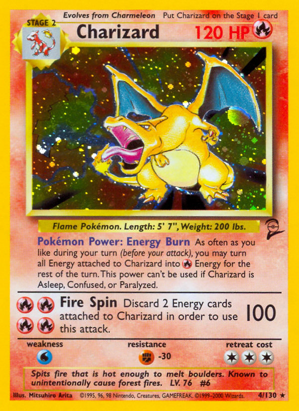 Charizard (4 130) [Base Set 2] Hot on Sale