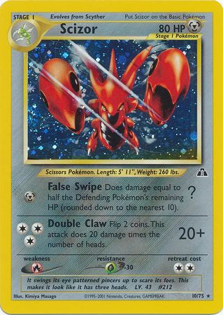 Scizor (10 75) [Neo Discovery Unlimited] Cheap